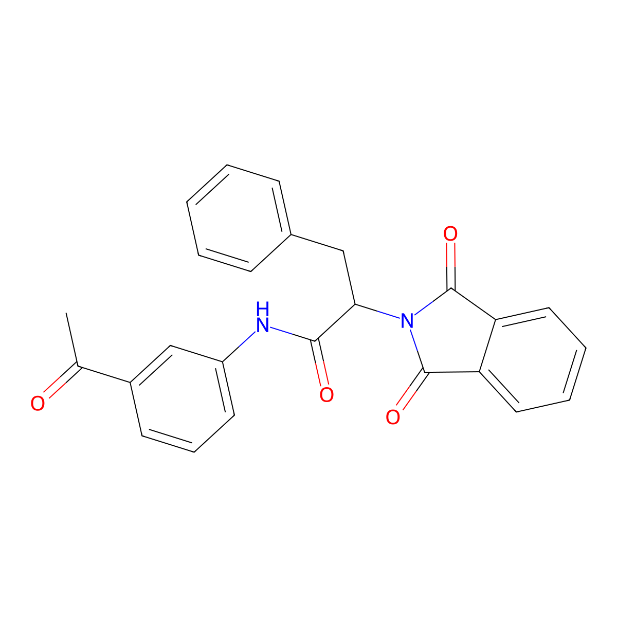 N-(3-acetylphenyl)-2-(1,3-dioxo-1,3-dihydro-2H-isoindol-2-yl)-3-phenylpropanamide molecular structure, CAS 5314-77-2