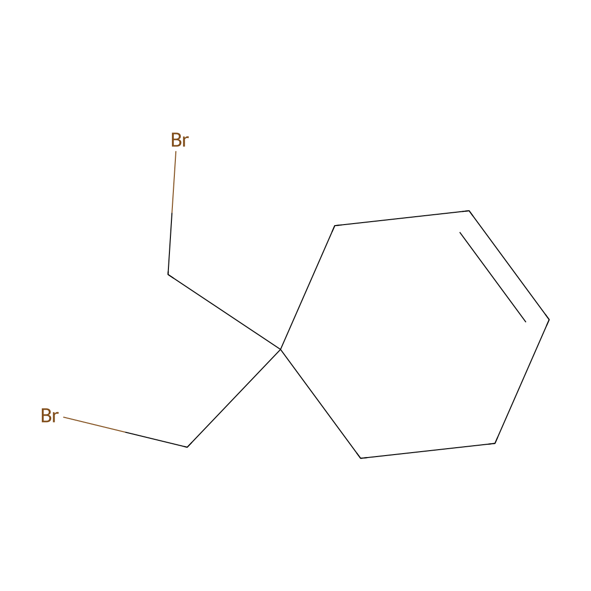 4,4-Bis(bromomethyl)cyclohex-1-ene molecular structure, CAS 53143-73-0