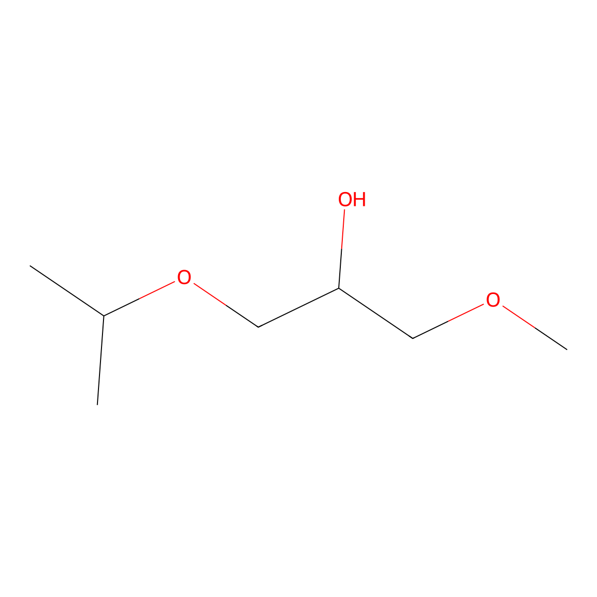 1-Methoxy-3-(1-methylethoxy)-2-propanol molecular structure, CAS 53146-34-2