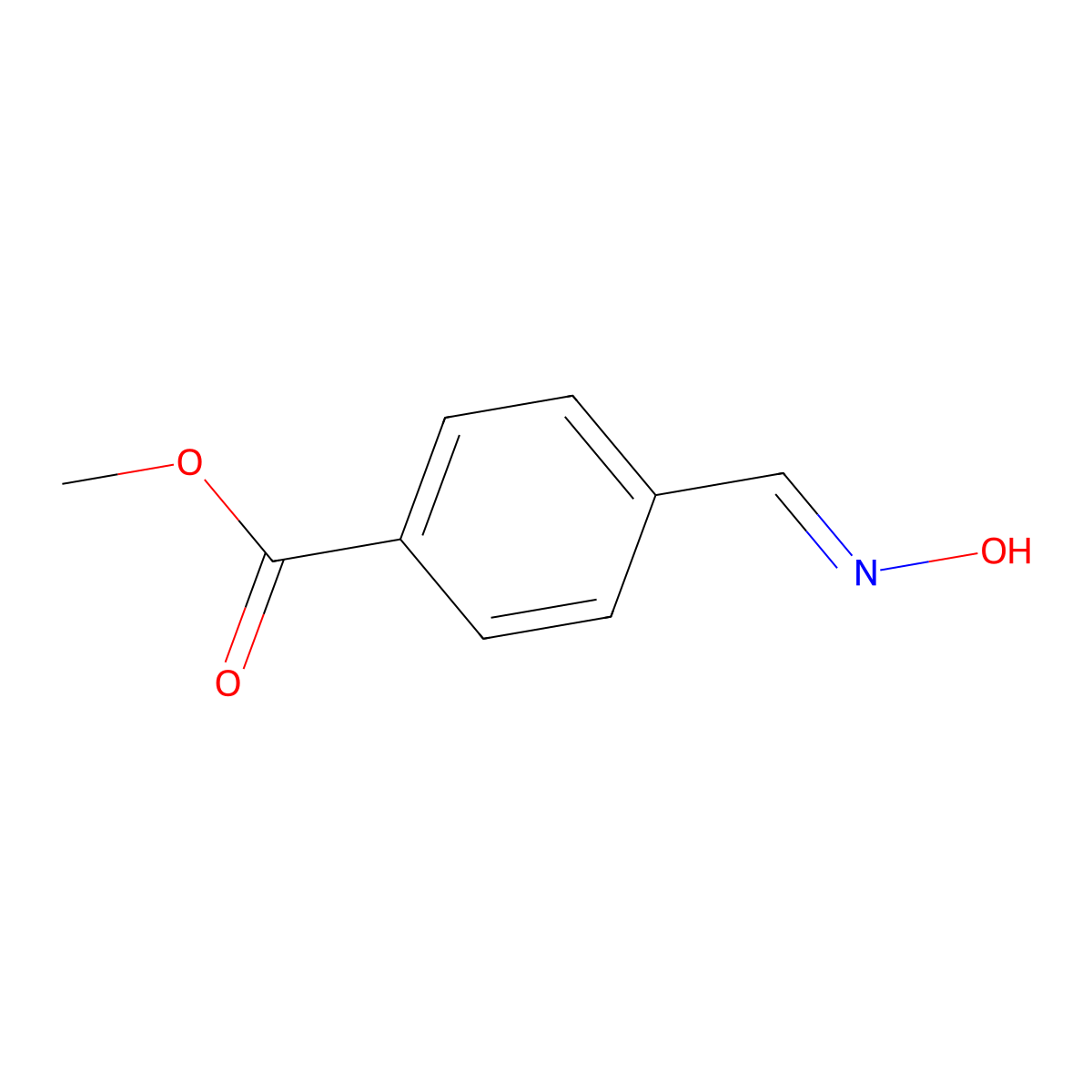 Methyl 4-(hydroxyiminomethyl)benzoate molecular structure, CAS 53148-13-3