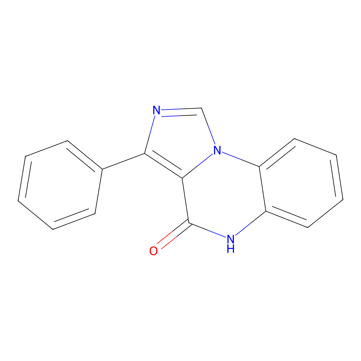 3-Phenylimidazo[1,5-a]quinoxalin-4(5H)-one molecular structure, CAS 531509-85-0