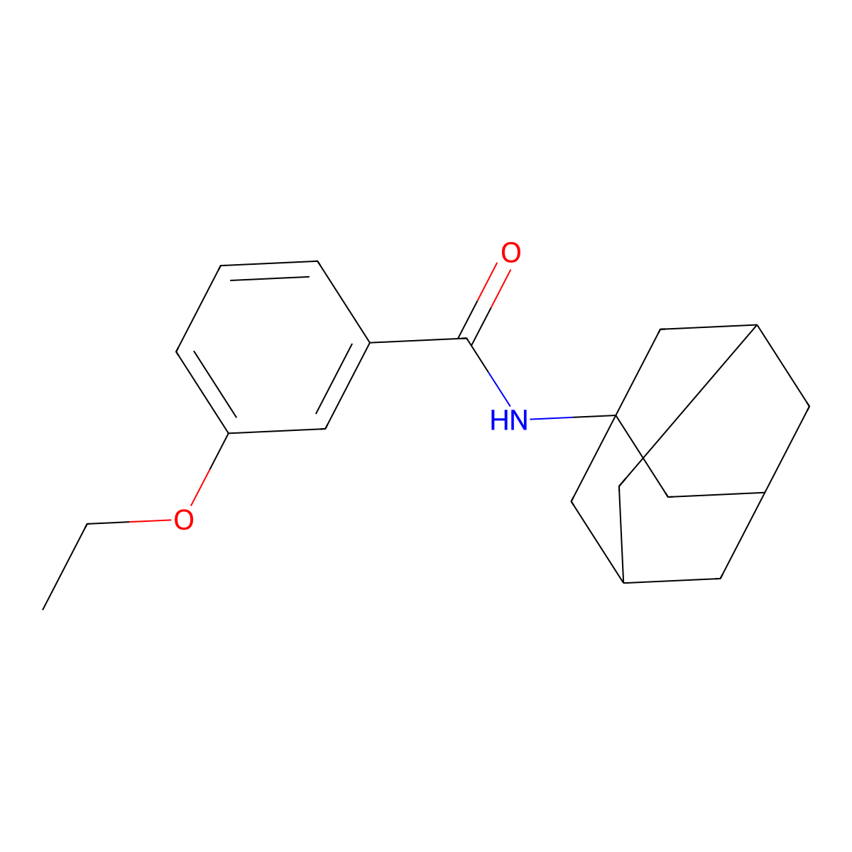 N-(1-adamantyl)-3-ethoxybenzamide molecular structure, CAS 531515-48-7