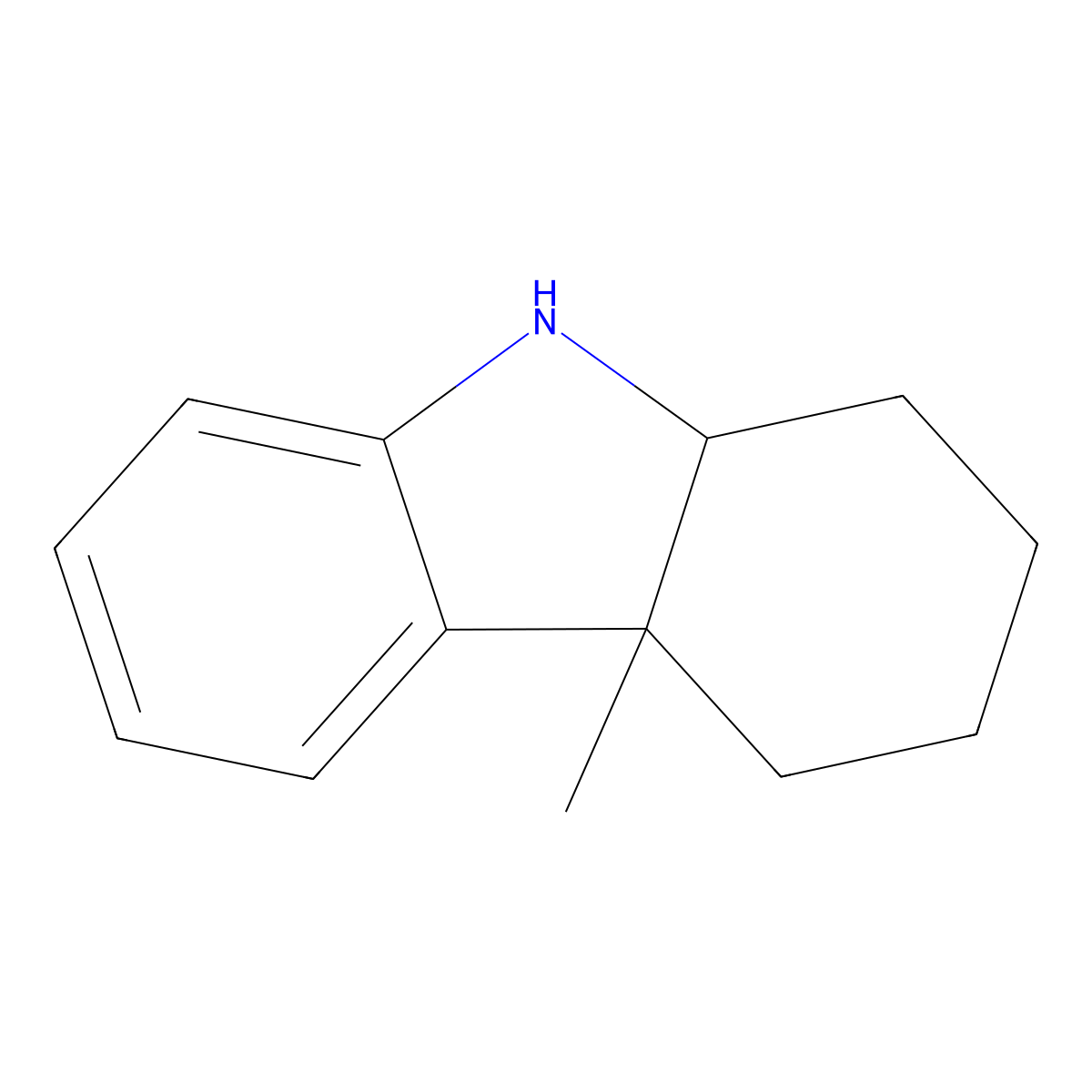 4a-Methyl-2,3,4,4a,9,9a-hexahydro-1H-carbazole molecular structure, CAS 53155-47-8