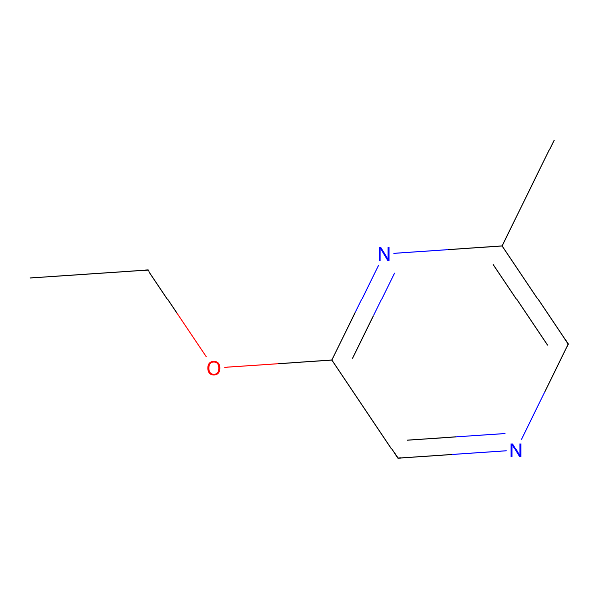 2-Methyl-6-ethoxypyrazine molecular structure, CAS 53163-97-6