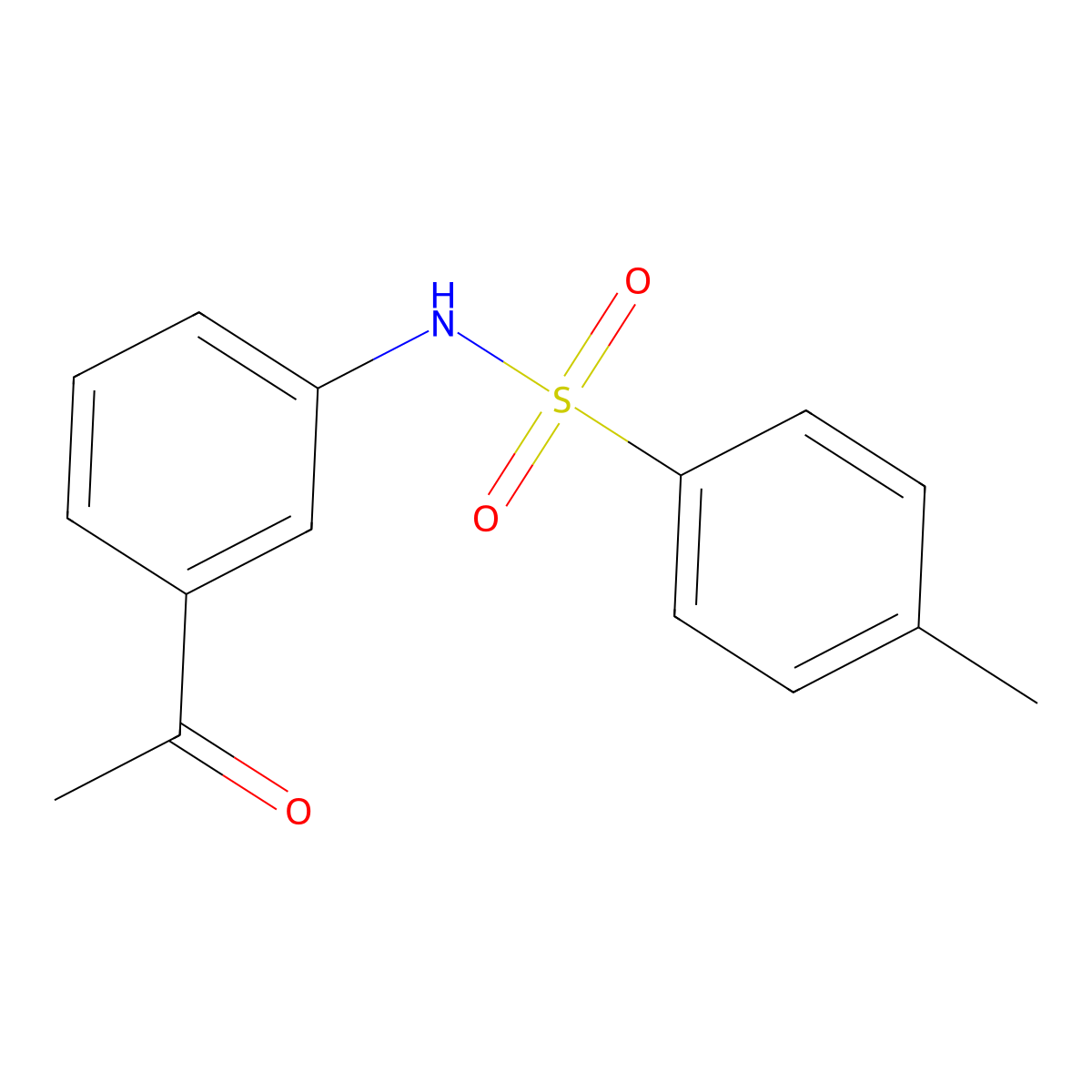 N-(3-Acetylphenyl)-4-methylbenzenesulfonamide molecular structure, CAS 5317-87-3