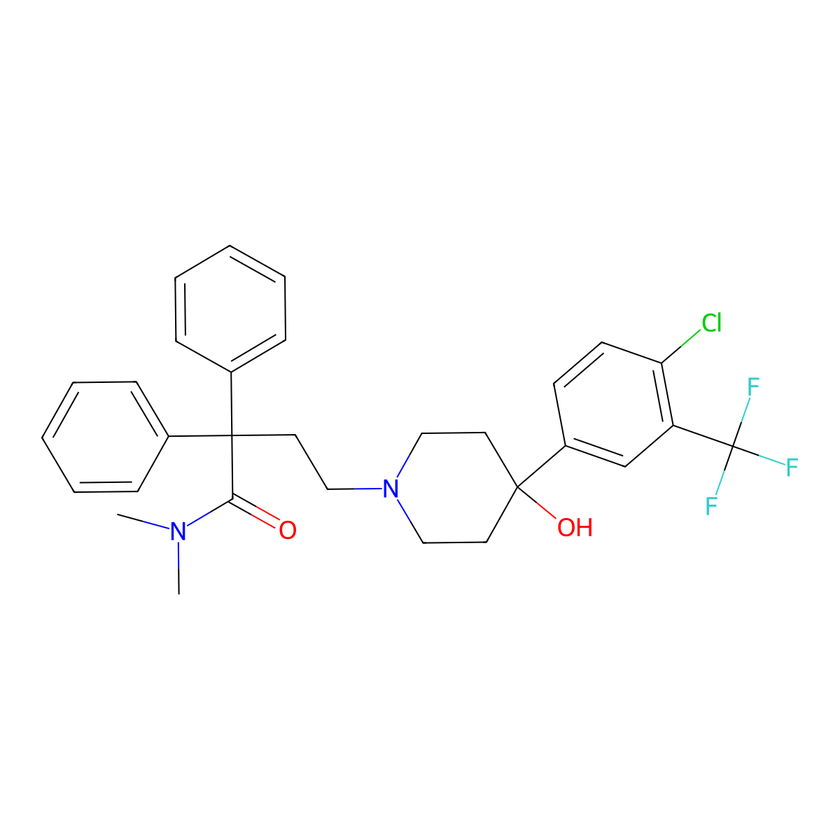 Fluperamide molecular structure, CAS 53179-10-5