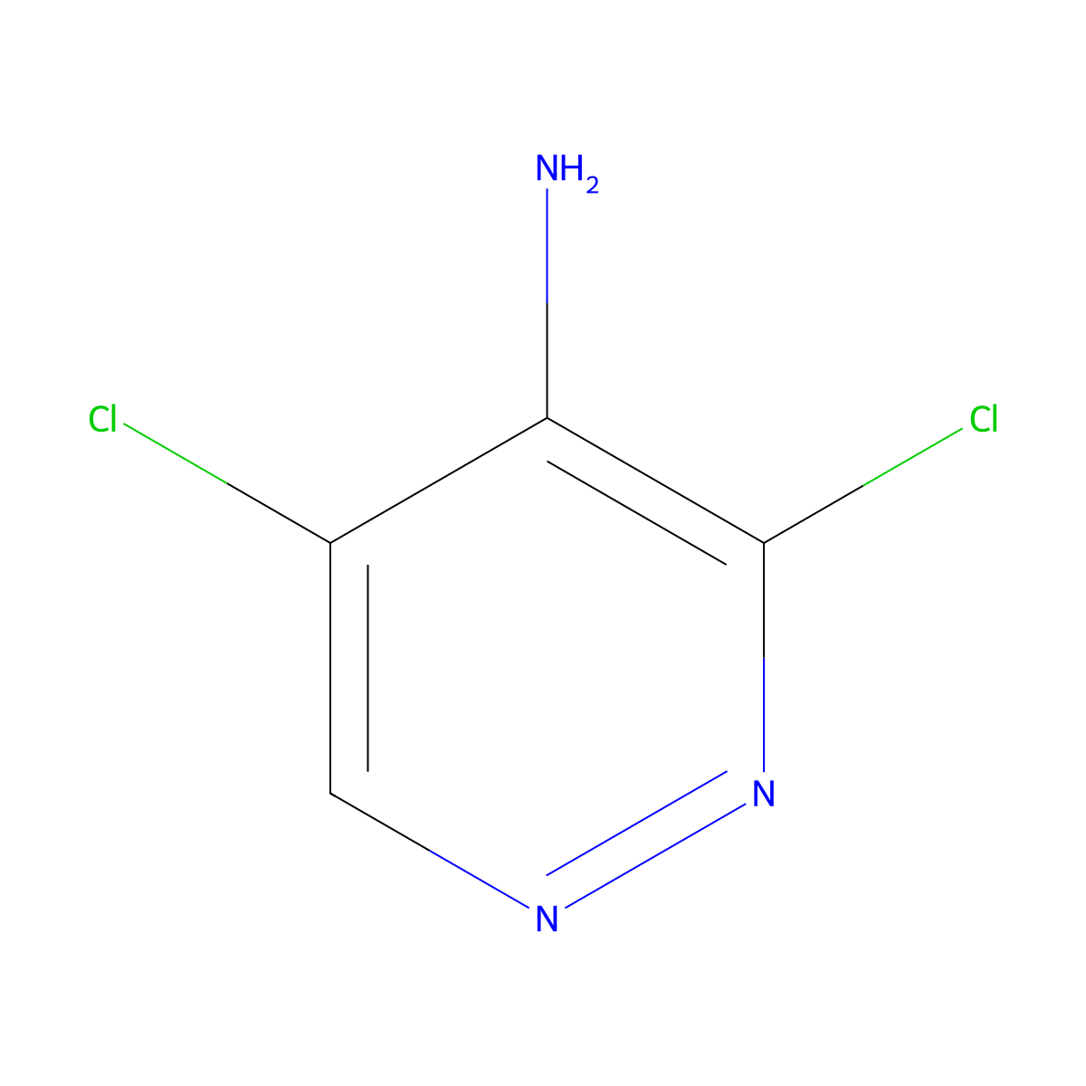 3,5-Dichloro-1,4-dihydropyridazin-4-imine molecular structure, CAS 53180-76-0