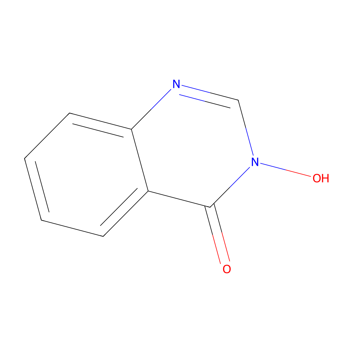 4-Quinazolinol, 3-oxide molecular structure, CAS 5319-71-1