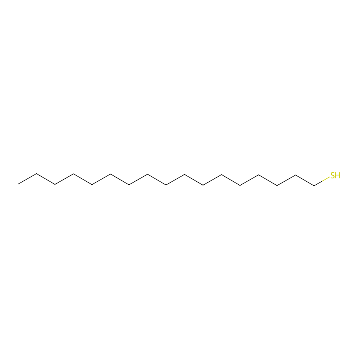 1-Heptadecanethiol molecular structure, CAS 53193-22-9