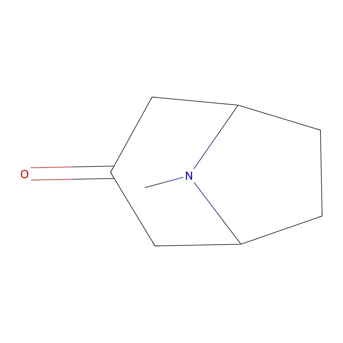 Tropinone molecular structure, CAS 532-24-1