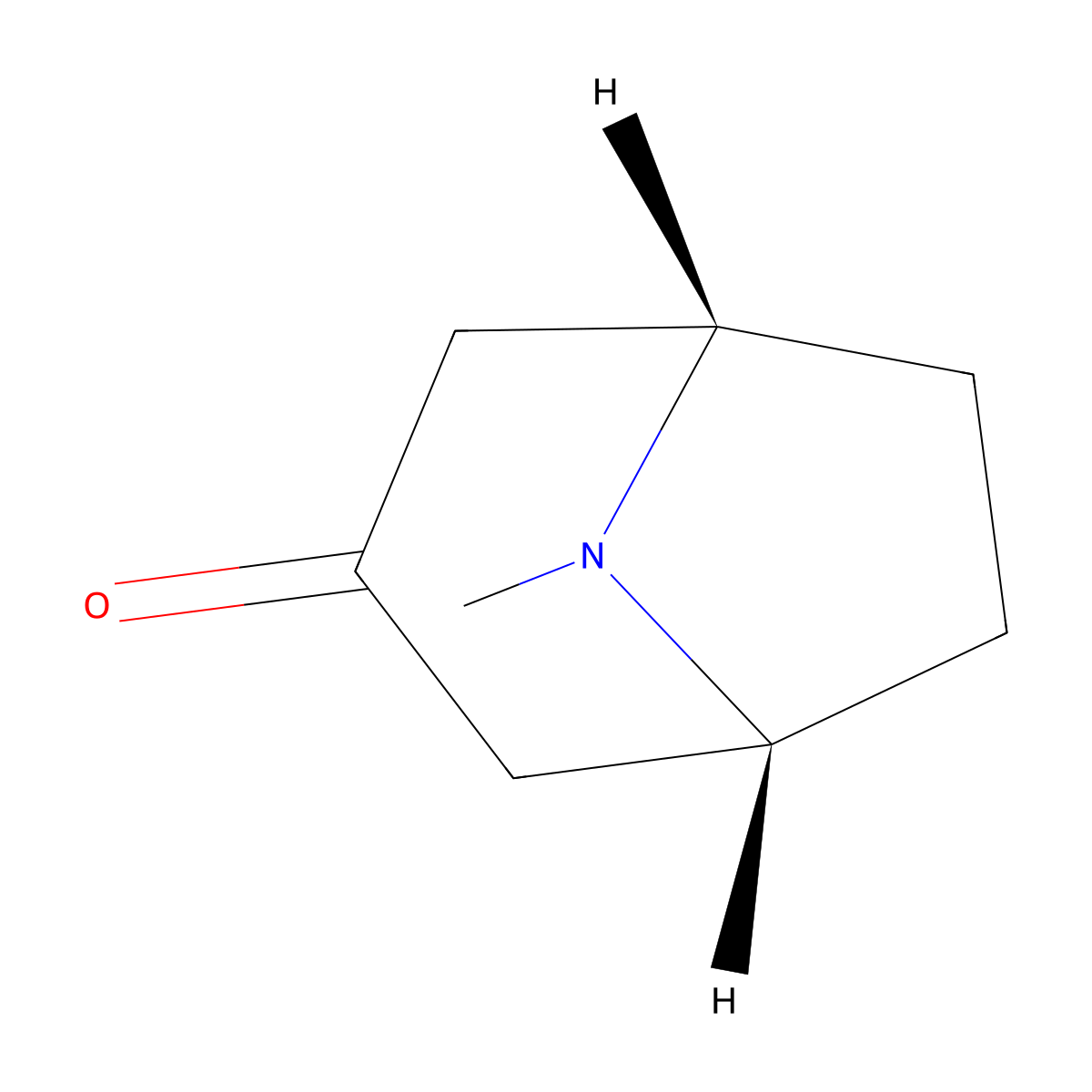 Tropinone molecular structure, CAS 532-24-1