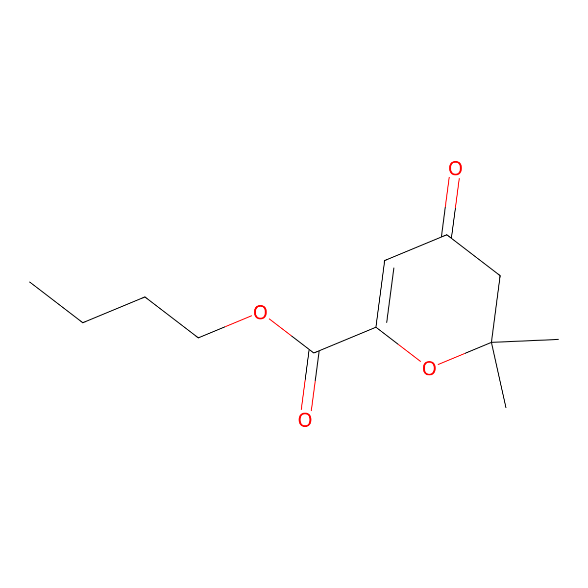 Butopyronoxyl molecular structure, CAS 532-34-3
