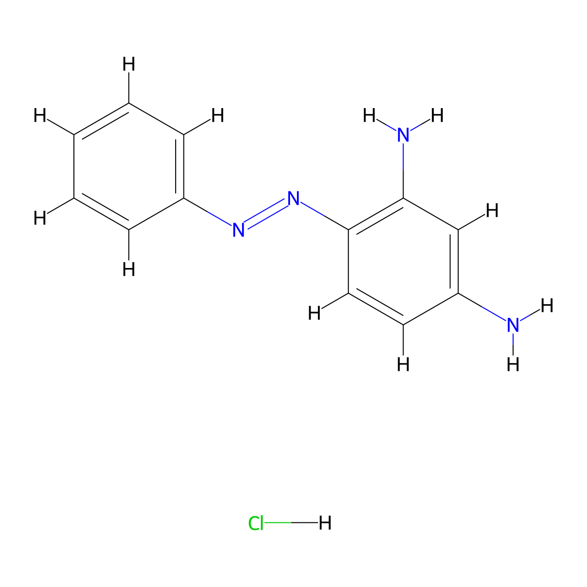 C.I. Basic Orange 2 molecular structure, CAS 532-82-1