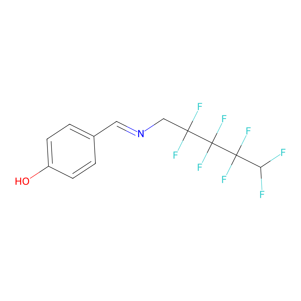 4-[(2,2,3,3,4,4,5,5-Octafluoropentylamino)methylidene]cyclohexa-2,5-dien-1-one molecular structure, CAS 5320-11-6