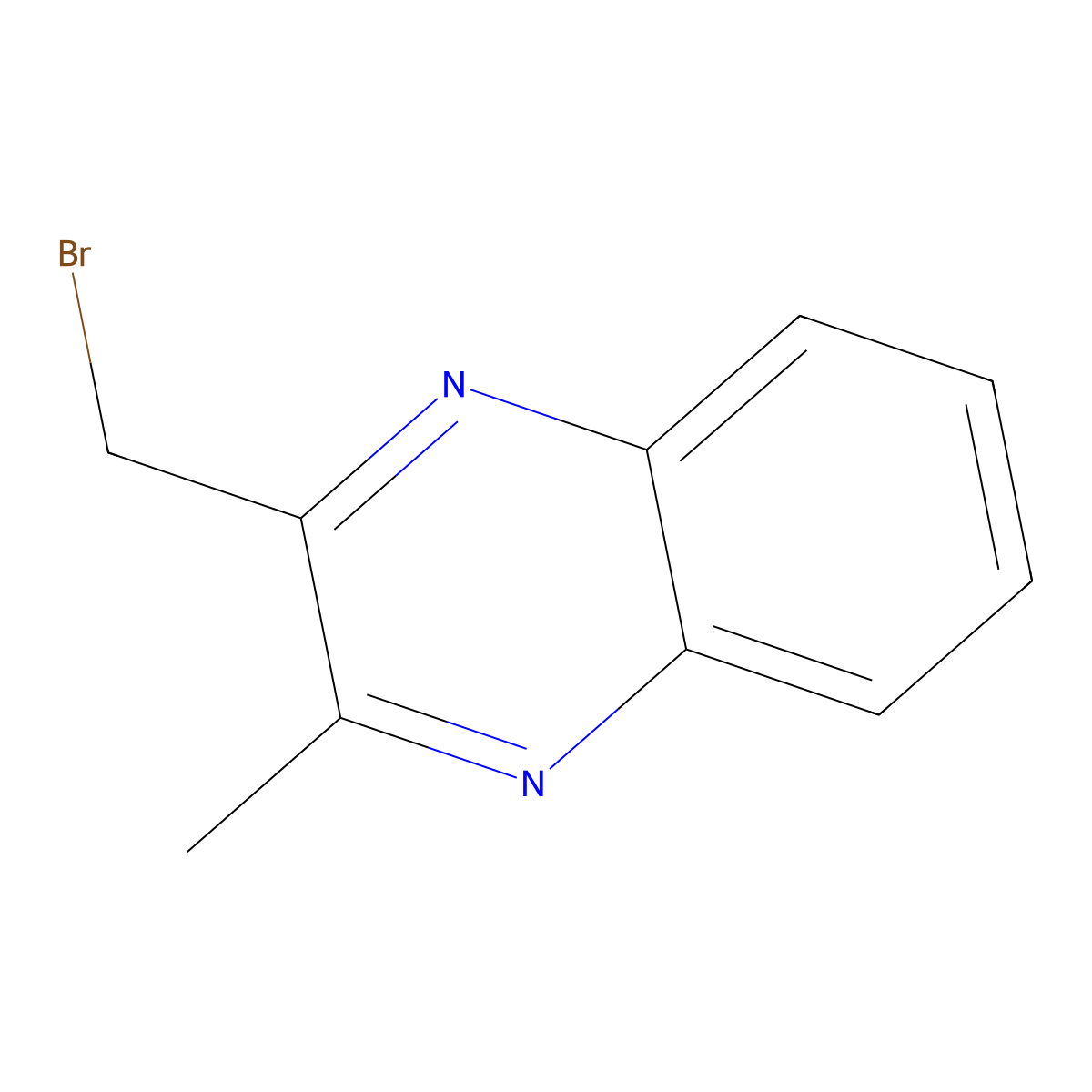 2-(Bromomethyl)-3-methylquinoxaline molecular structure, CAS 5320-95-6