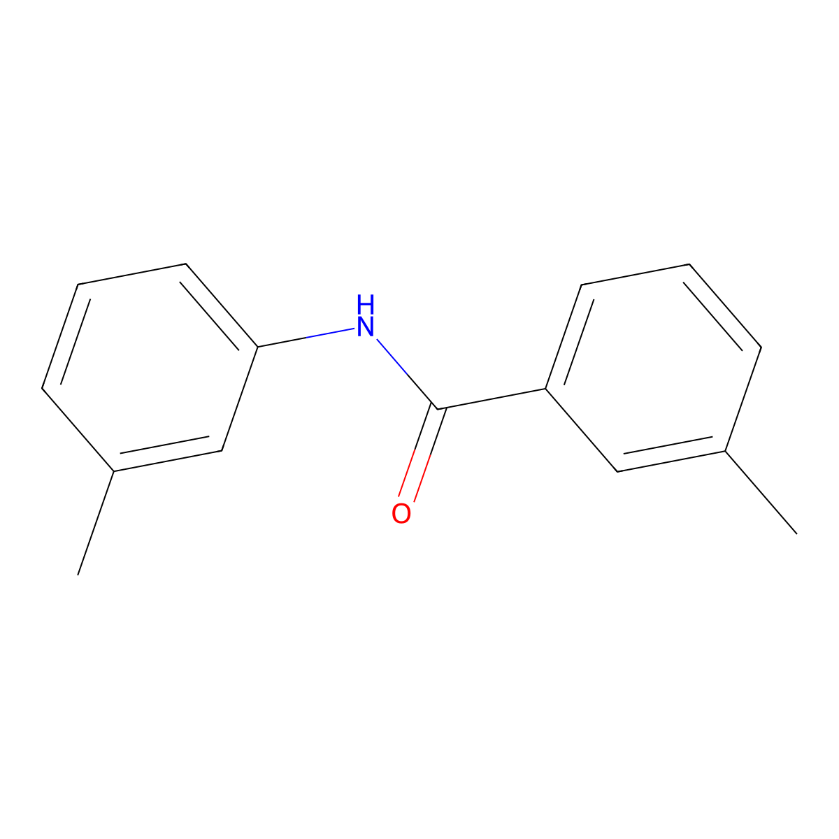 3-methyl-N-(3-methylphenyl)benzamide molecular structure, CAS 53205-69-9