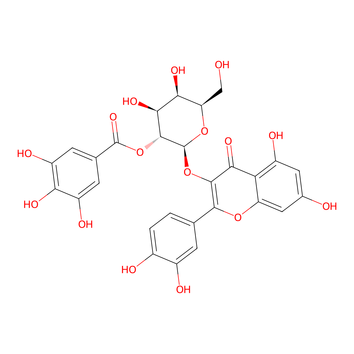 2''-O-Galloylhyperin molecular structure, CAS 53209-27-1