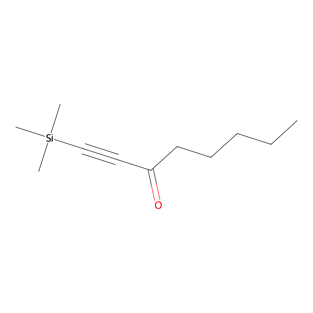 1-(Trimethylsilyl)-1-octyn-3-one molecular structure, CAS 53210-14-3