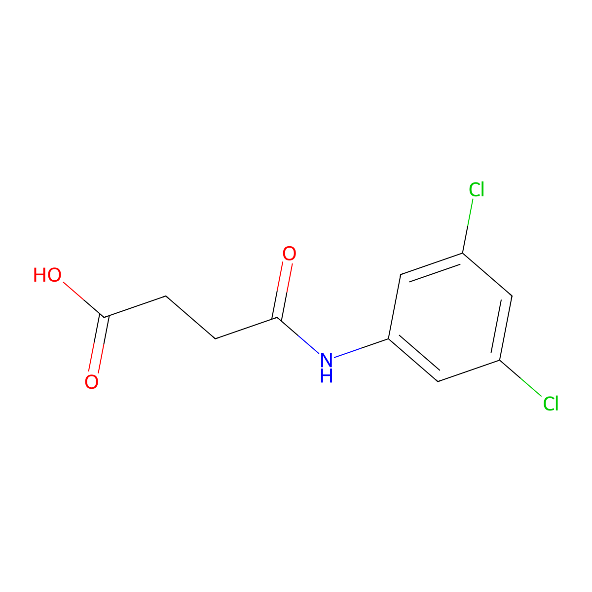 N-(3,5-Dichlorophenyl)-succinamide molecular structure, CAS 53219-95-7