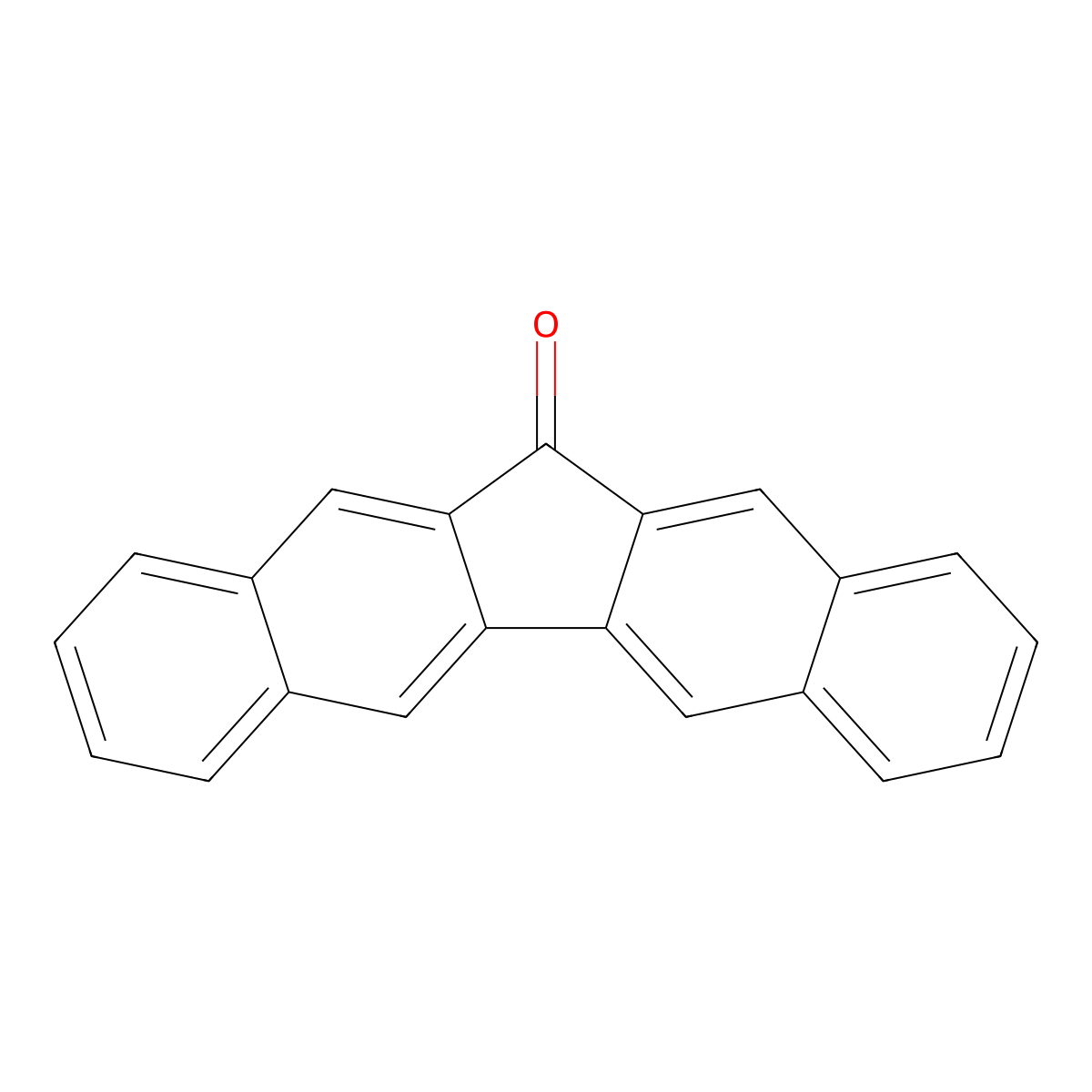 12H-Dibenzo(B,H)floren-12-one molecular structure, CAS 53223-75-9