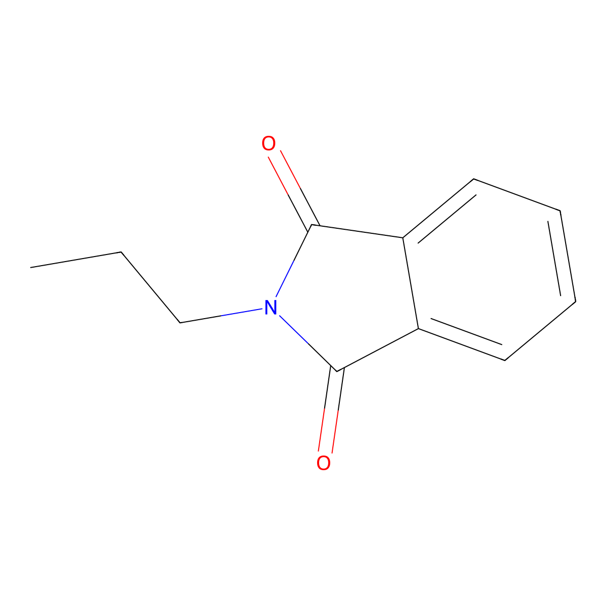 N-Propylphthalimide molecular structure, CAS 5323-50-2