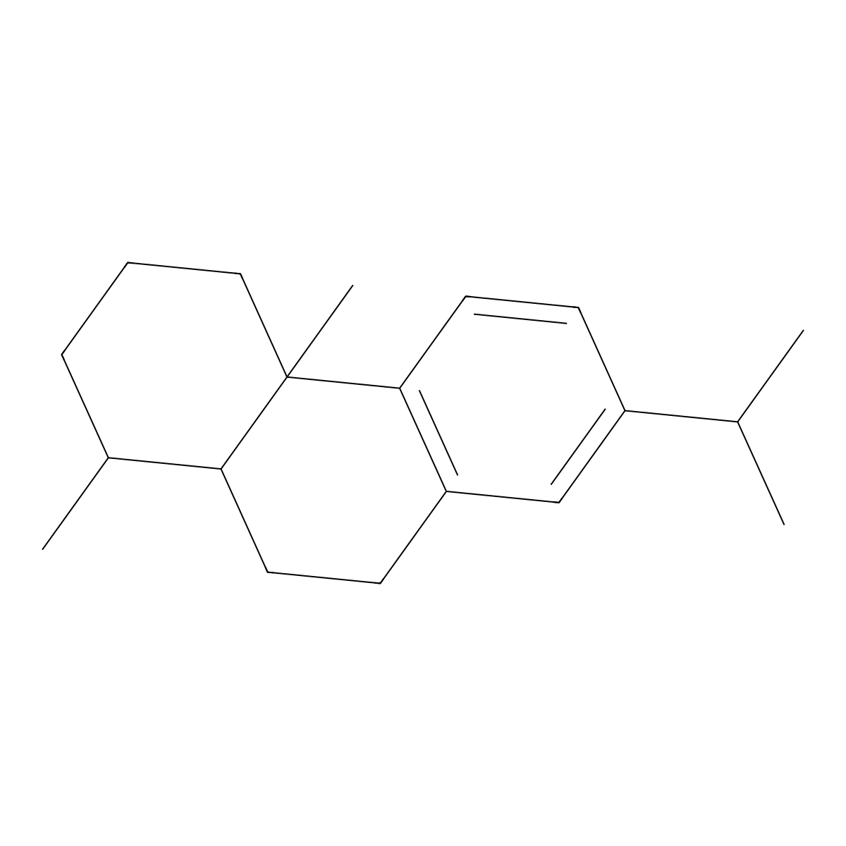 Nordehydroabietane molecular structure, CAS 5323-56-8