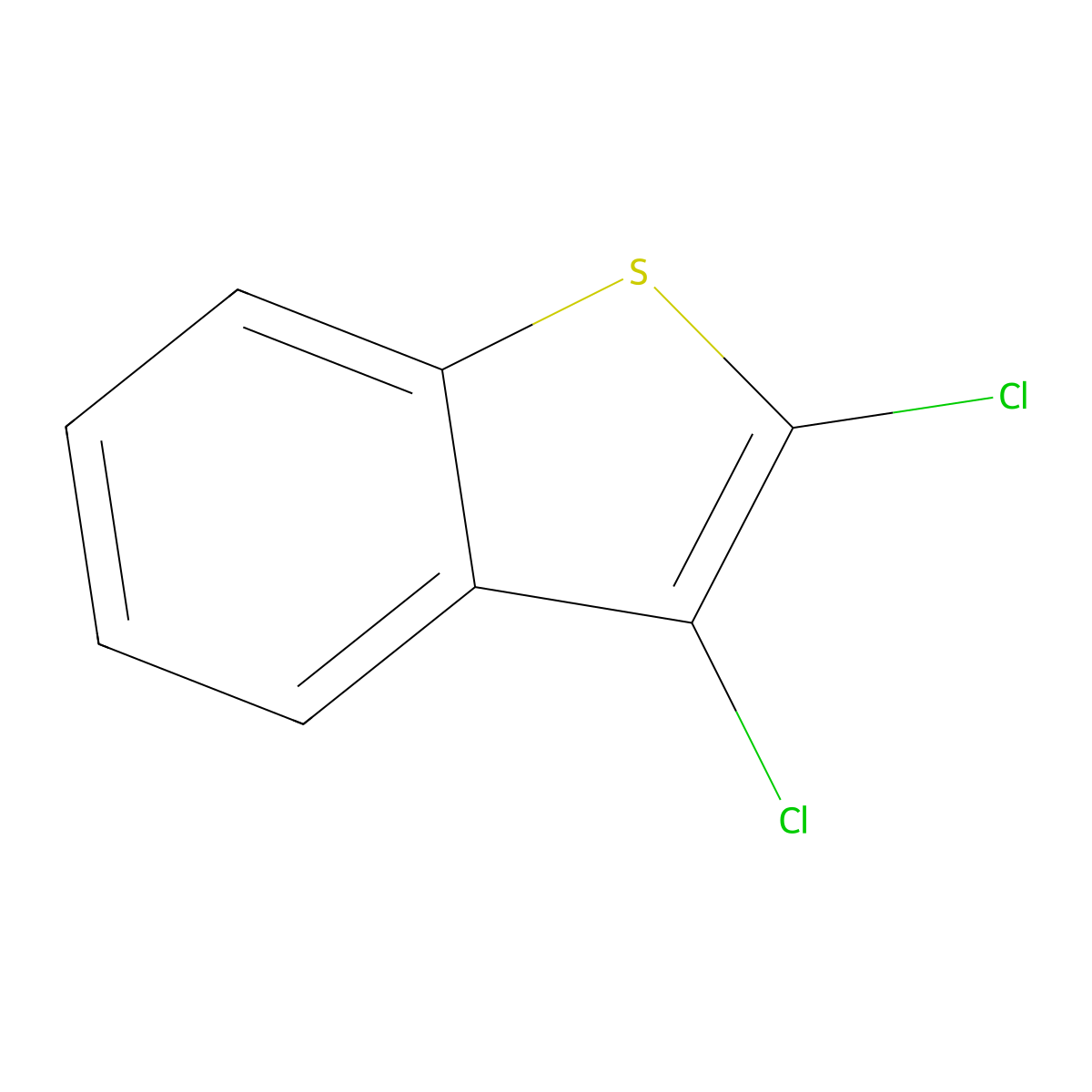 2,3-Dichlorothianaphthene molecular structure, CAS 5323-97-7