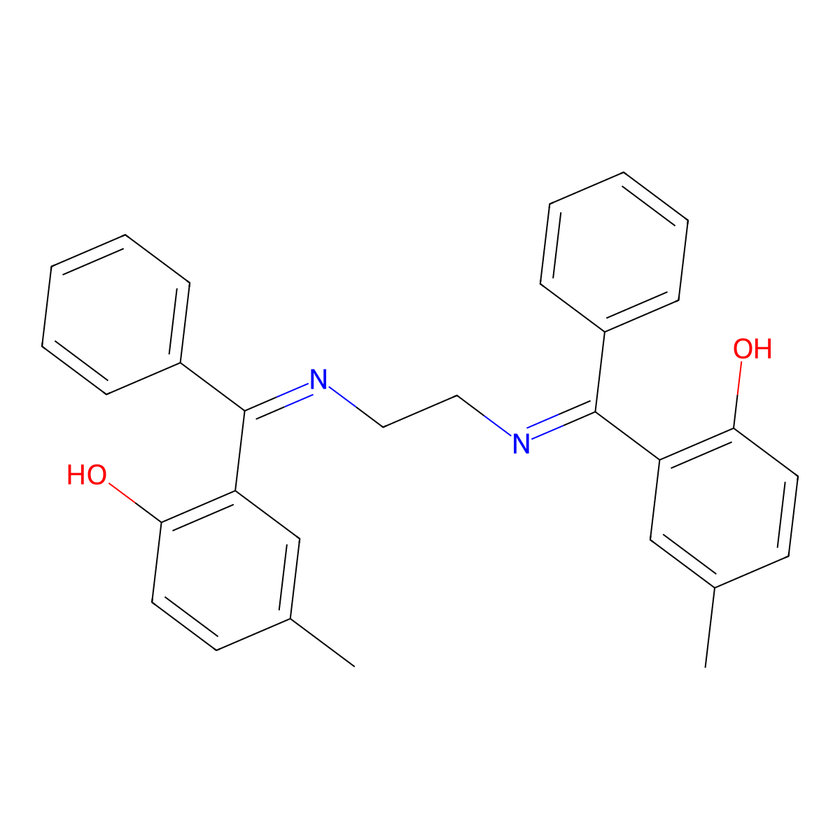 4-Methyl-6-[[2-[[(3-methyl-6-oxocyclohexa-2,4-dien-1-ylidene)-phenylmethyl]amino]ethylamino]-phenylmethylidene]cyclohexa-2,4-dien-1-one molecular structure, CAS 53234-42-7
