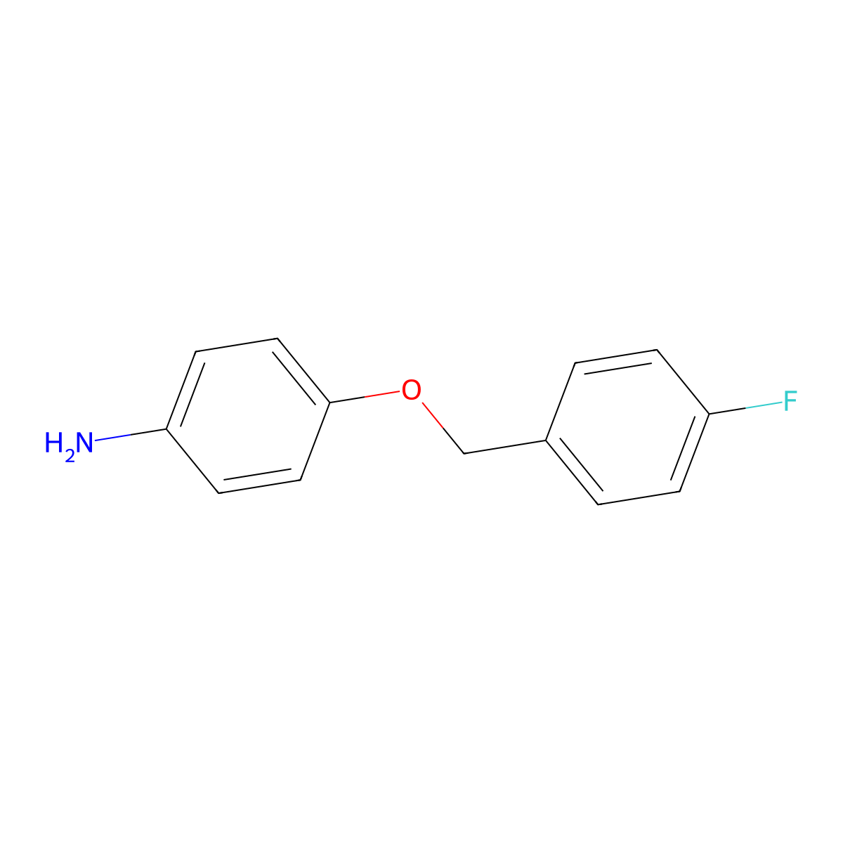 4-(4-Fluoro-benzyloxy)-phenylamine molecular structure, CAS 53234-85-8