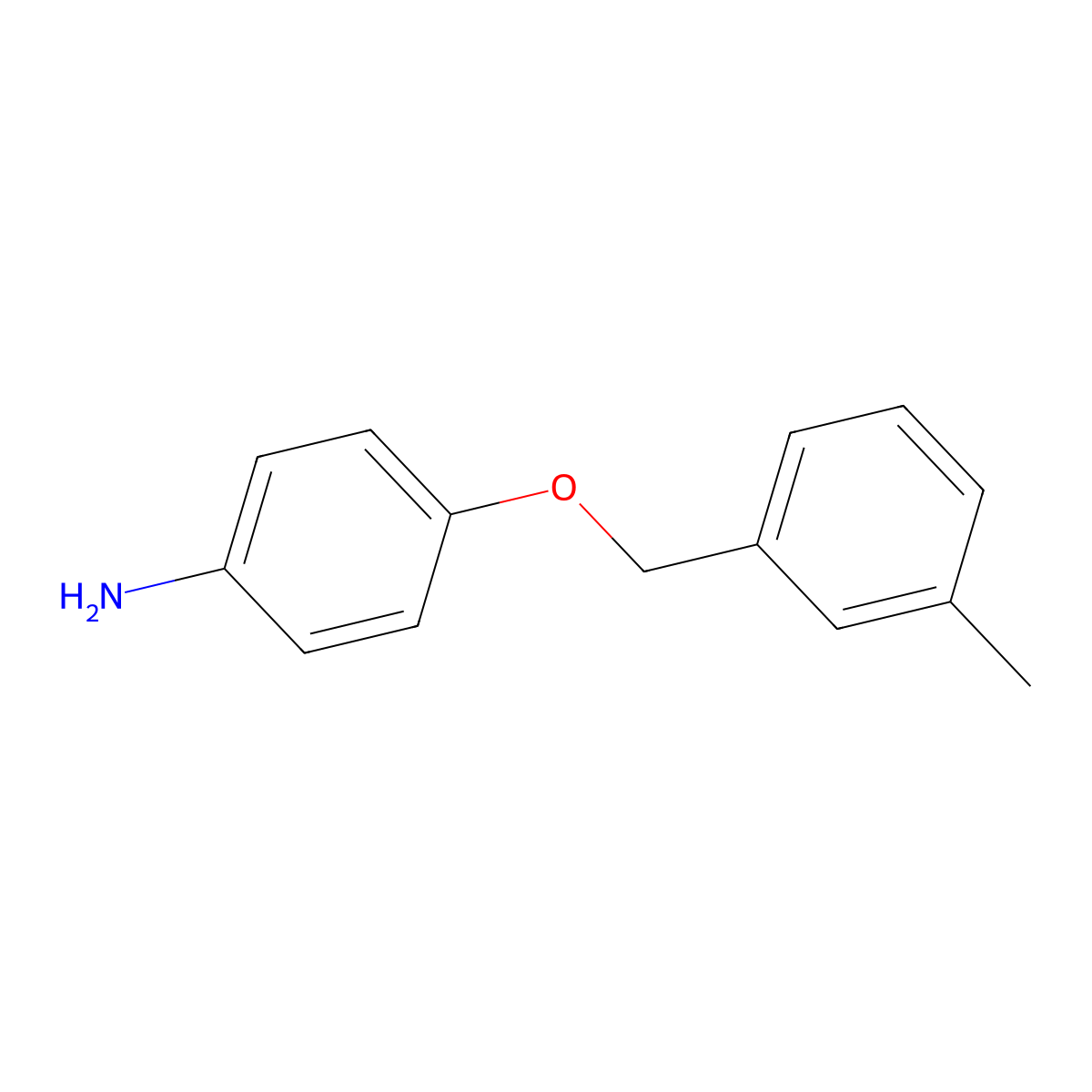 4-[(3-Methylbenzyl)oxy]aniline molecular structure, CAS 53234-88-1