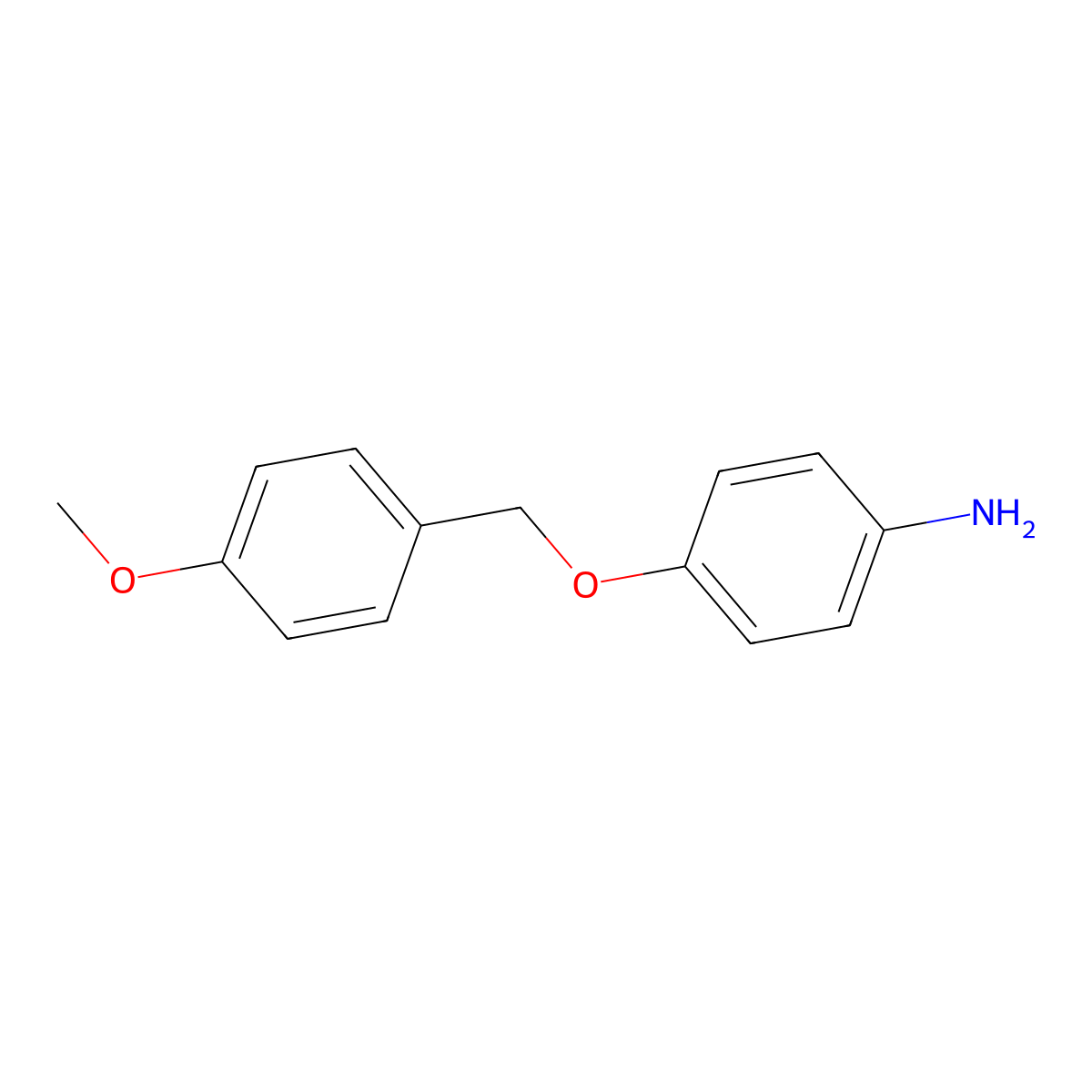 4-[(4-Methoxyphenyl)methoxy]aniline molecular structure, CAS 53234-92-7