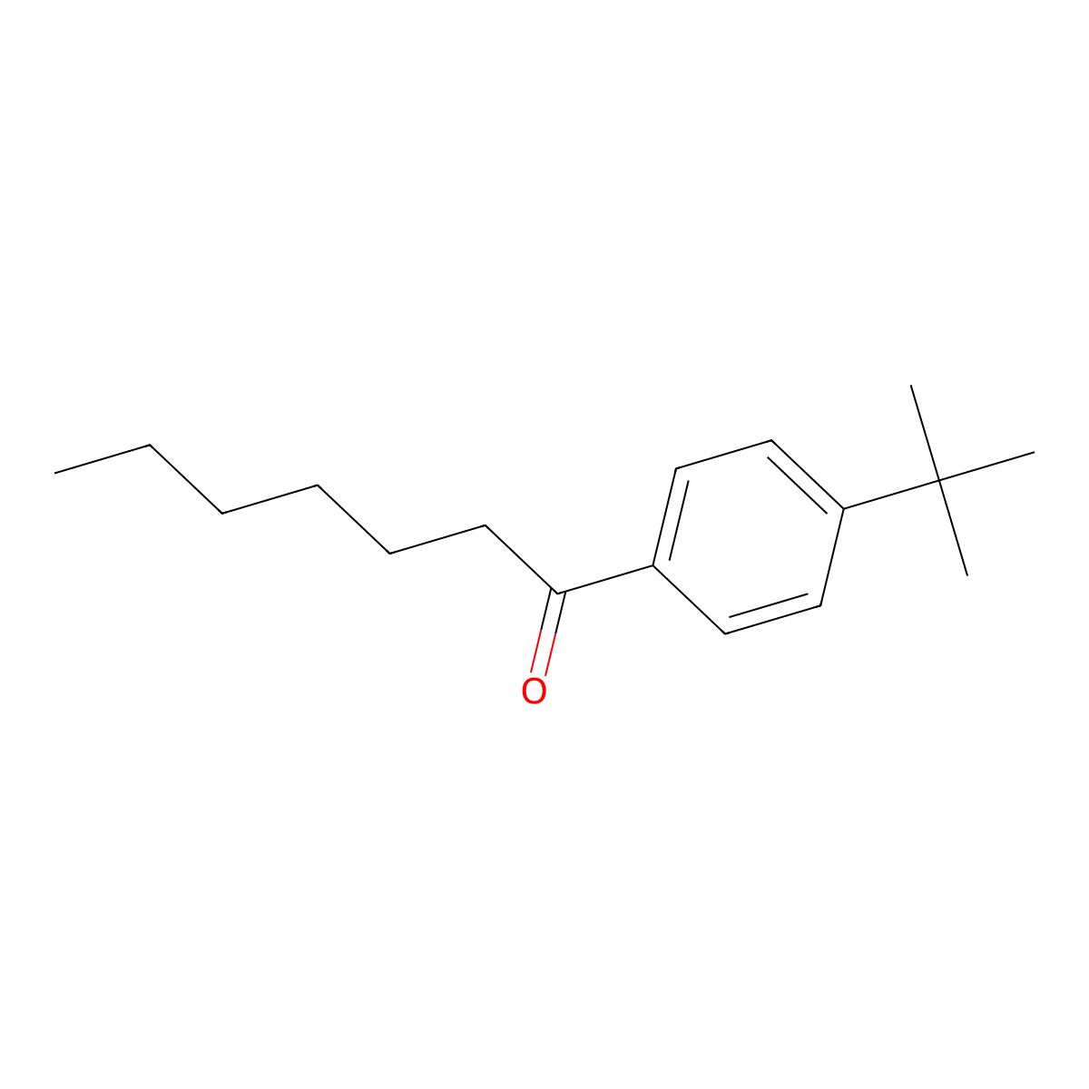 1-(4-tert-Butylphenyl)heptan-1-one molecular structure, CAS 532392-35-1
