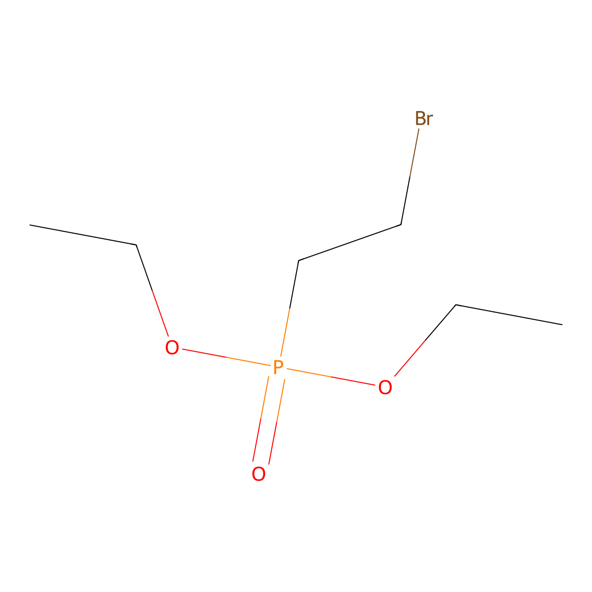 Diethyl (2-bromoethyl)phosphonate molecular structure, CAS 5324-30-1