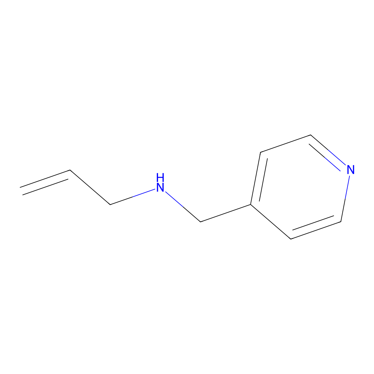 N-(pyridin-4-ylmethyl)prop-2-en-1-amine molecular structure, CAS 532407-09-3