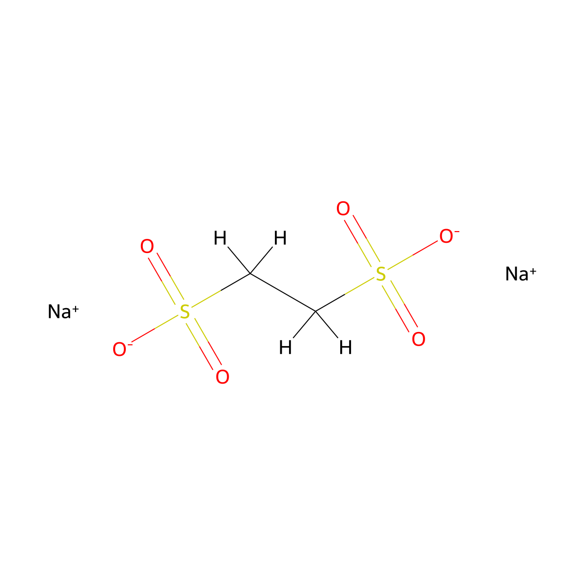 Sodium 1,2-Ethanedisulfonate molecular structure, CAS 5325-43-9