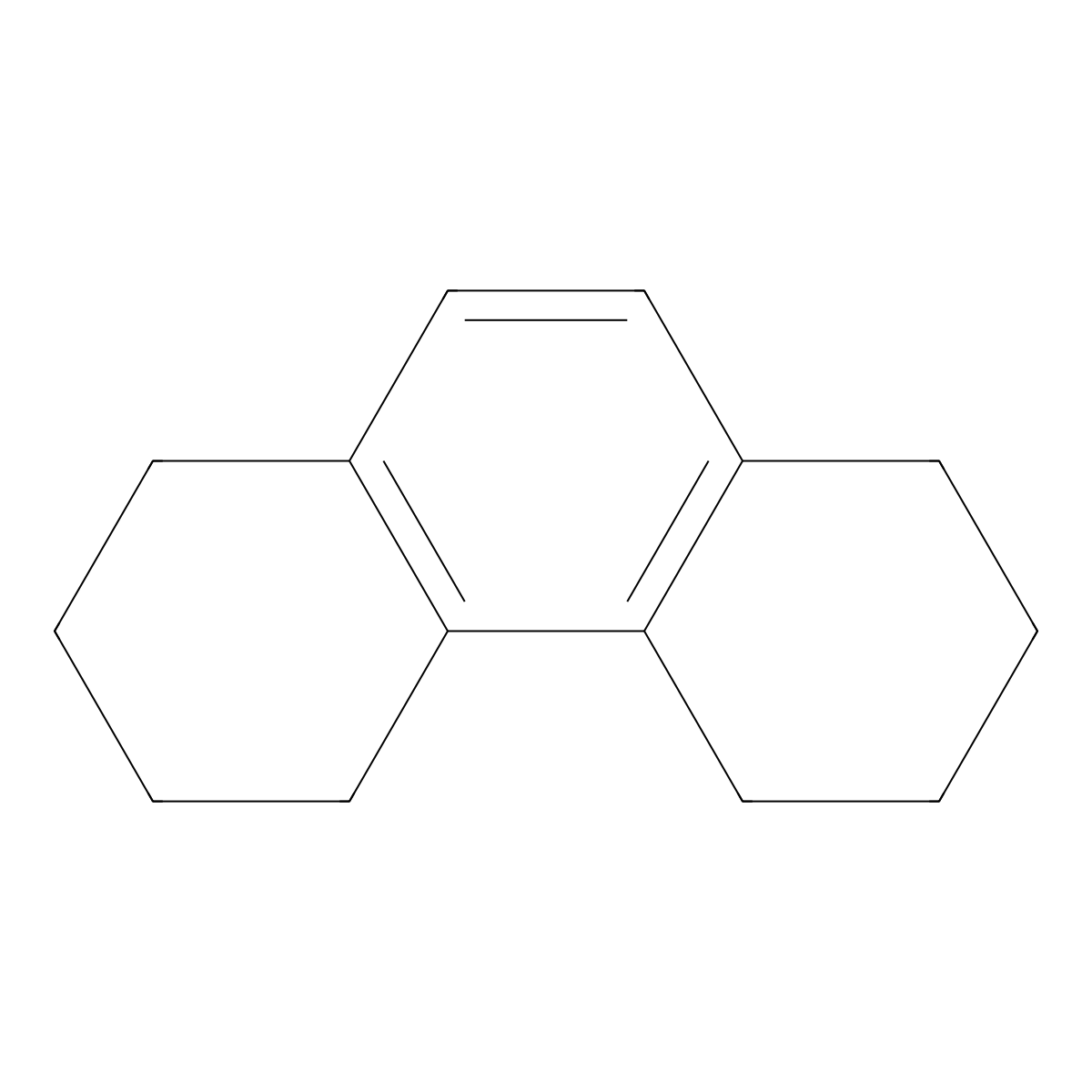 1,2,3,4,5,6,7,8-Octahydrophenanthrene molecular structure, CAS 5325-97-3