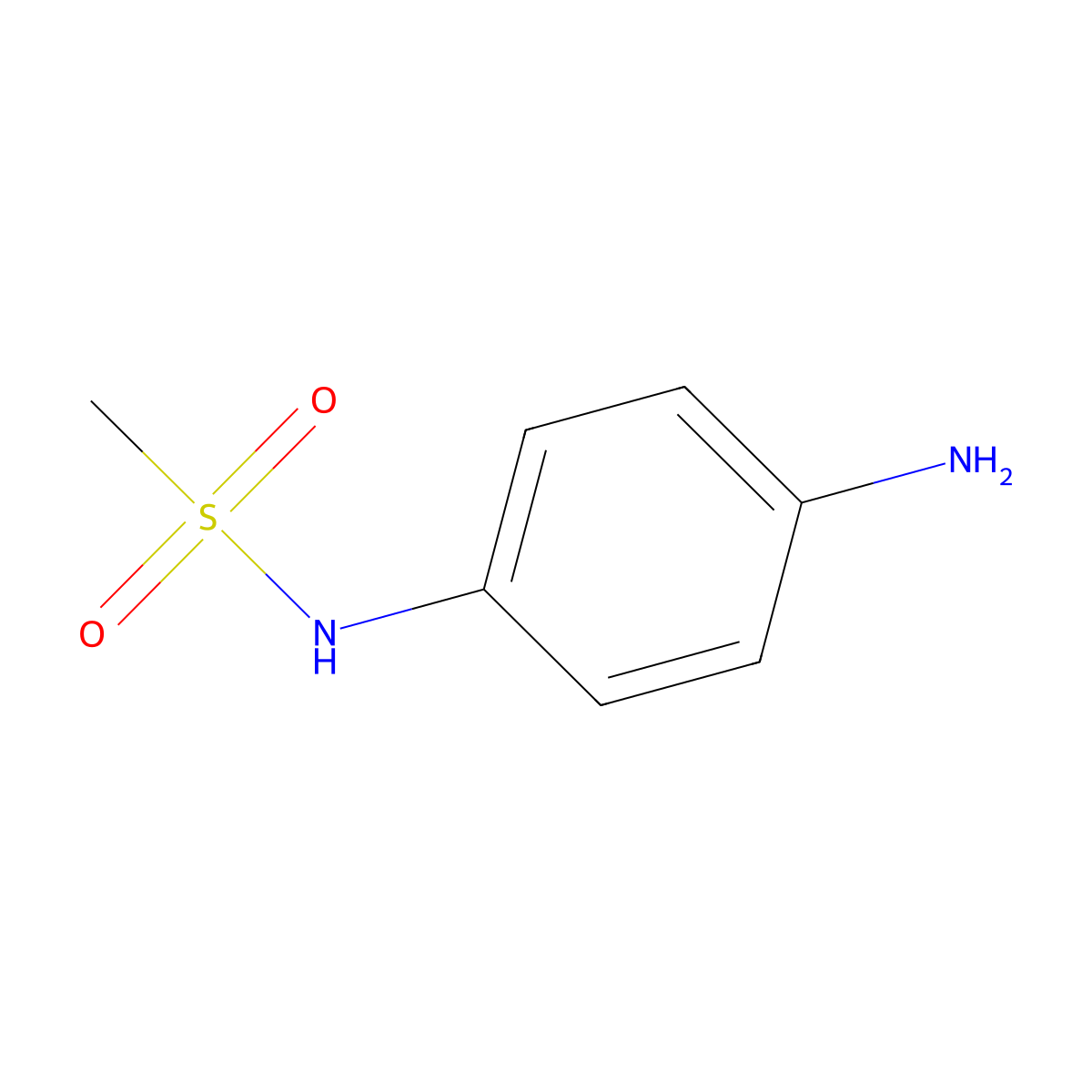 4-(Methylsulfonamido)aniline molecular structure, CAS 53250-82-1