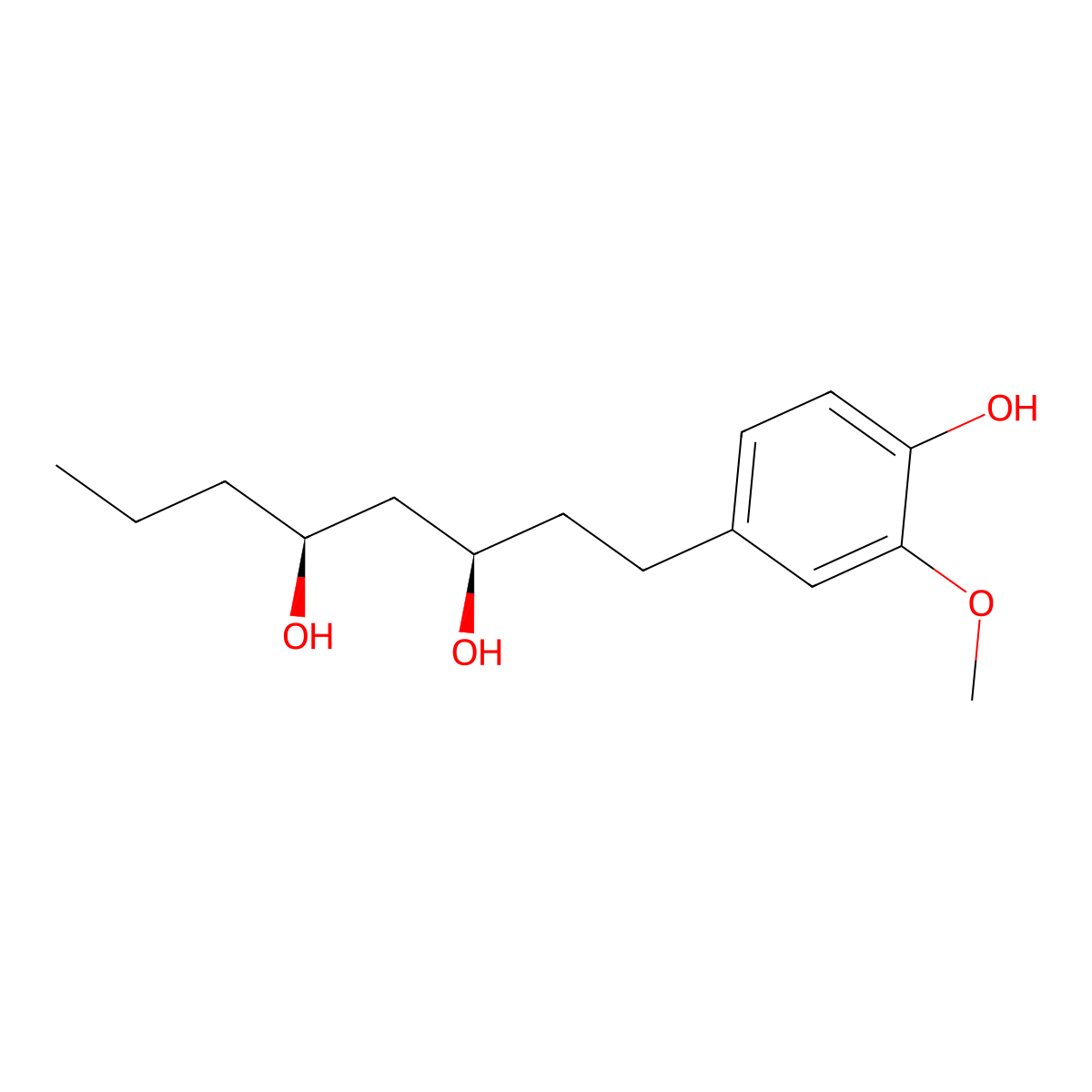 [4]-Gingerdiol molecular structure, CAS 53254-75-4