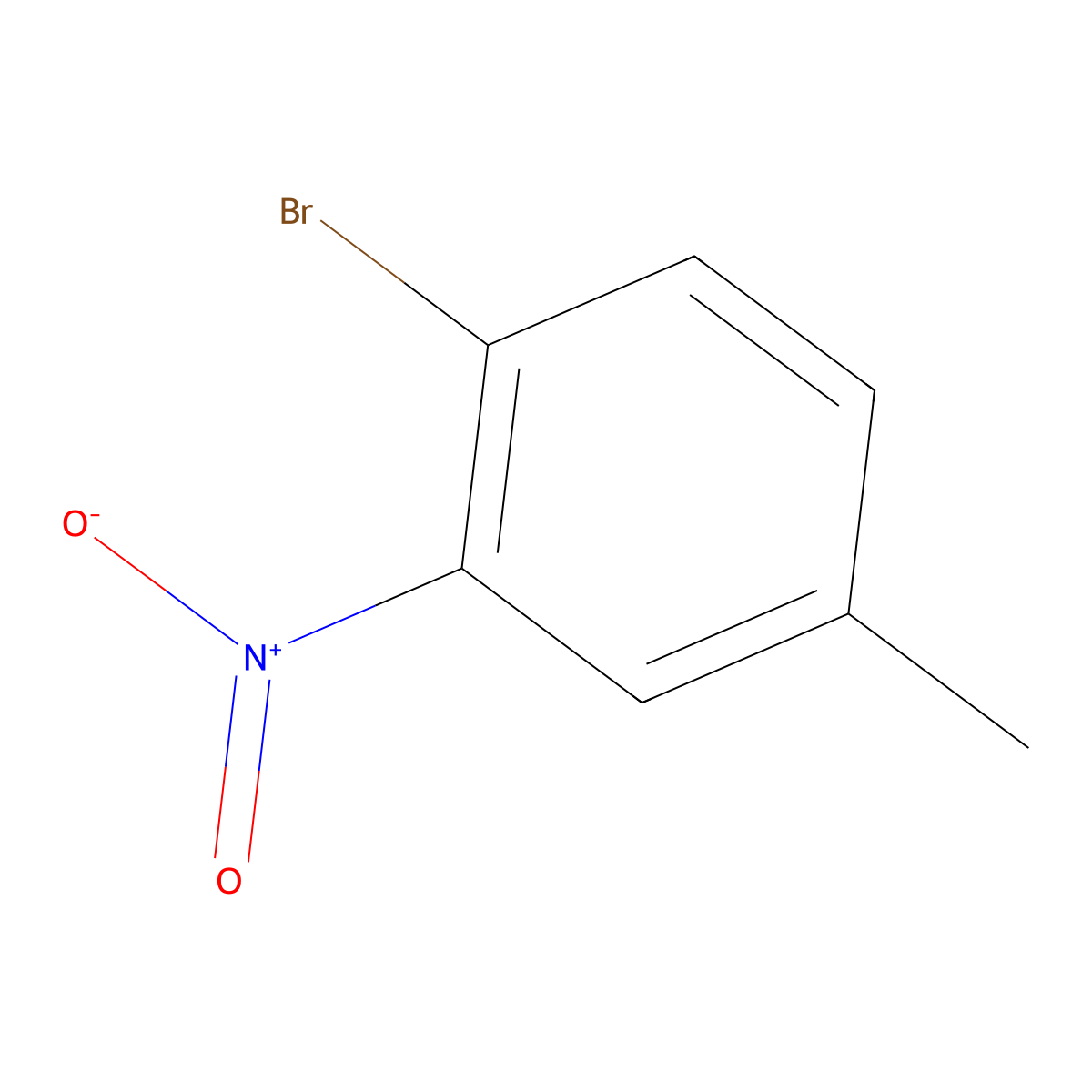 4-Bromo-3-nitrotoluene molecular structure, CAS 5326-34-1