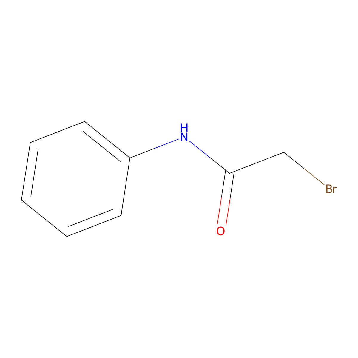 2-Bromo-N-phenylacetamide molecular structure, CAS 5326-87-4
