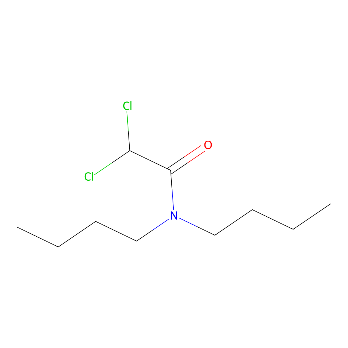 Acetamide, N,N-dibutyl-2,2-dichloro- molecular structure, CAS 5327-06-0