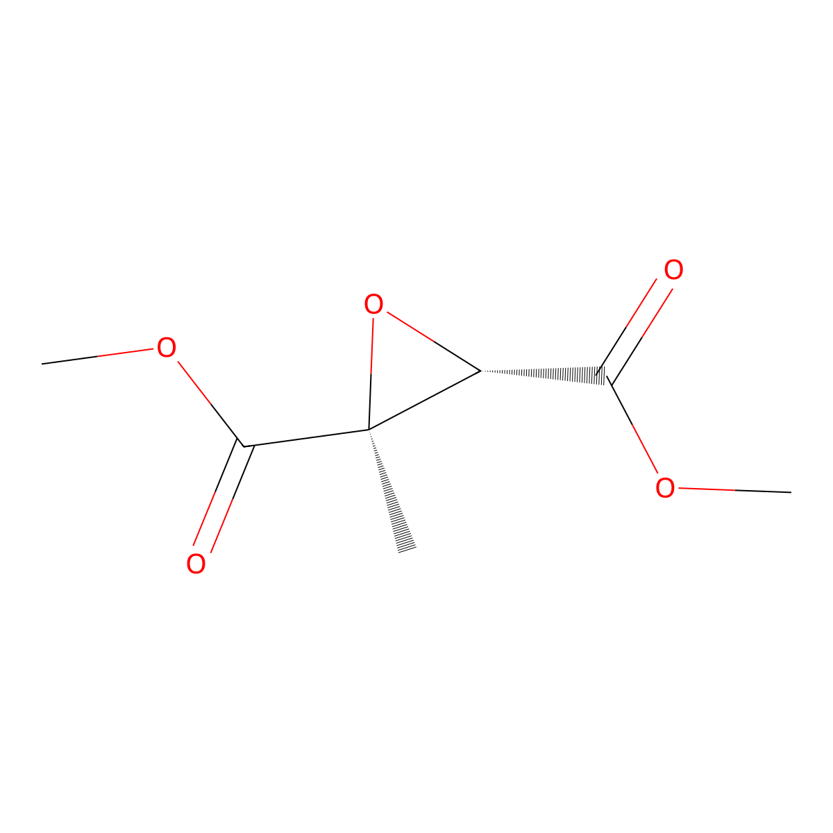 (2S,3S)-dimethyl 2-methyloxirane-2,3-dicarboxylate molecular structure, CAS 53282-74-9