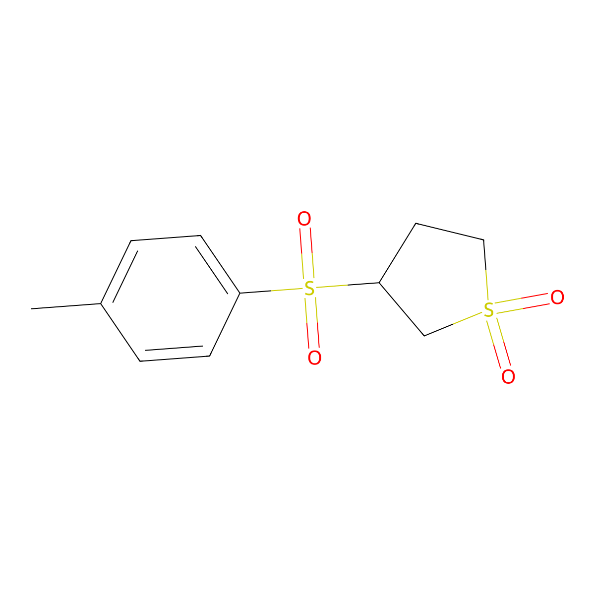 3-(p-Tolylsulfonyl)sulfolane molecular structure, CAS 53287-32-4