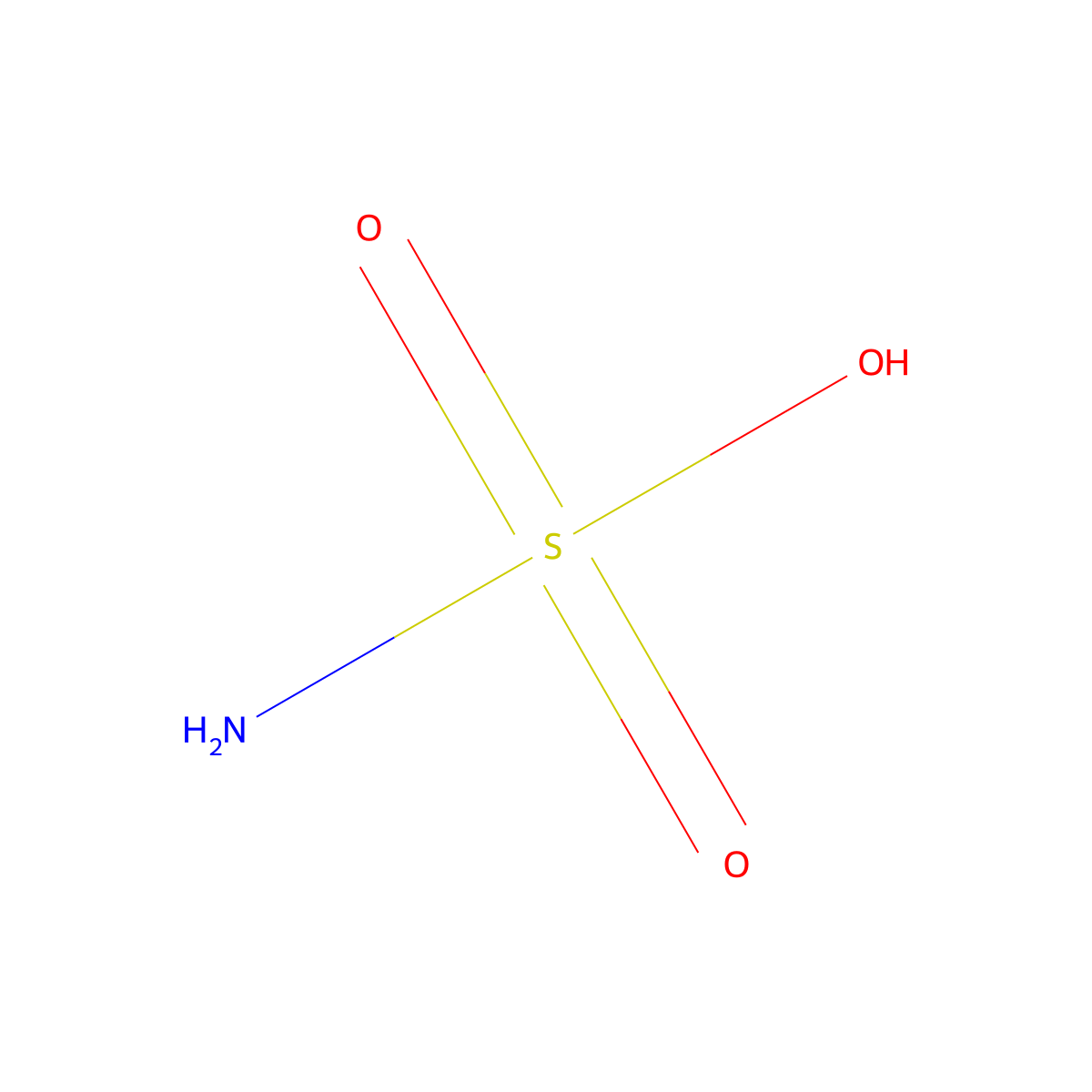 Sulfamic Acid molecular structure, CAS 5329-14-6