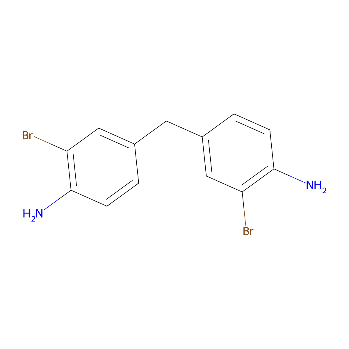 4,4'-Methanediylbis(2-bromoaniline) molecular structure, CAS 5329-22-6