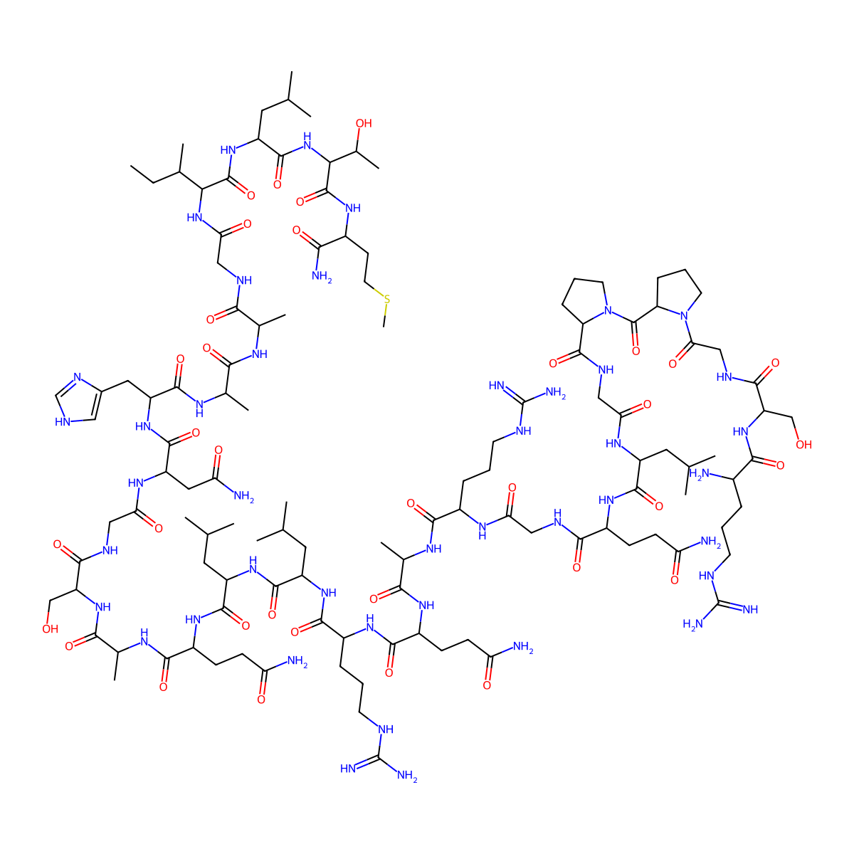 [Ala11,D-Leu15]-Orexin B molecular structure, CAS 532932-99-3
