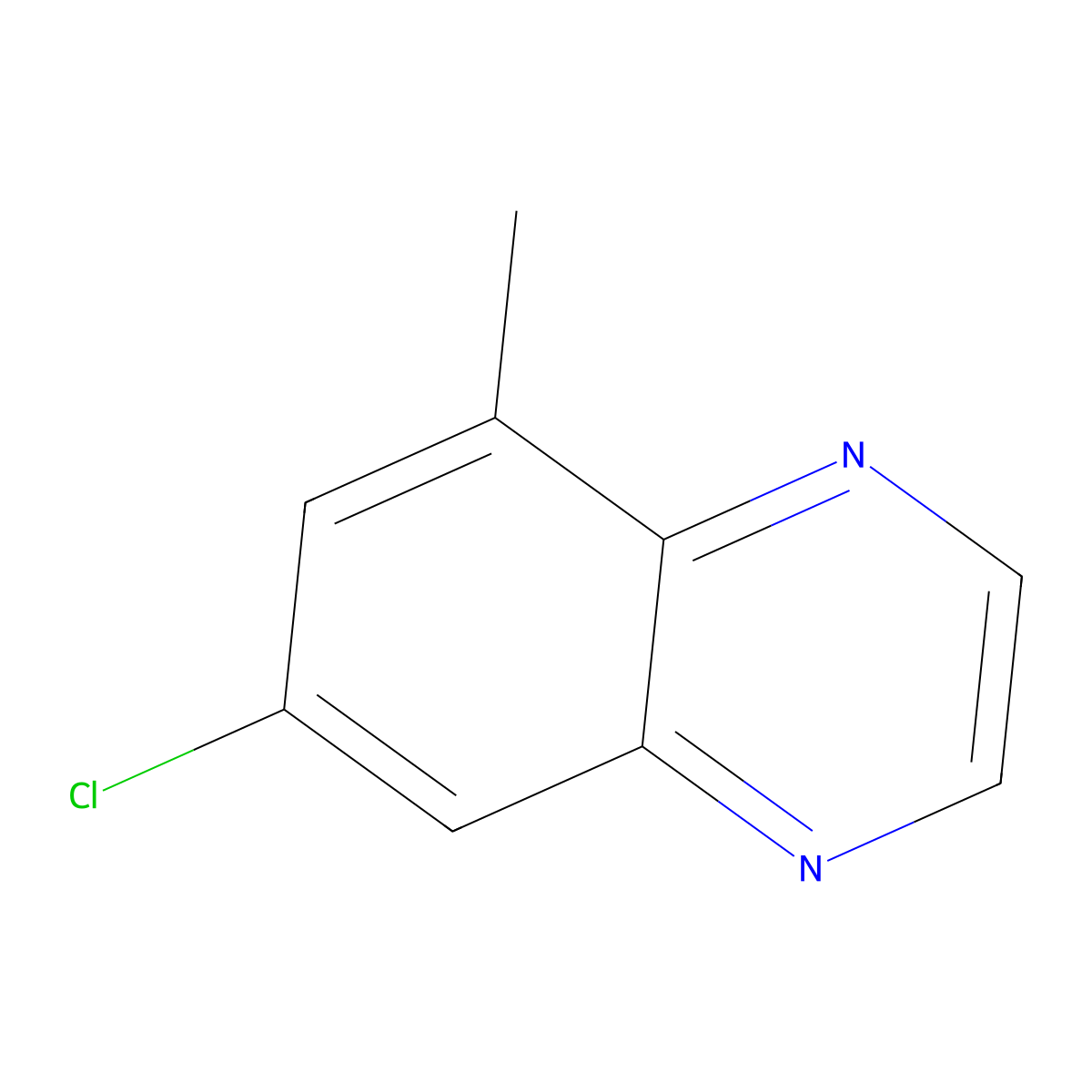 7-Chloro-5-methylquinoxaline molecular structure, CAS 532934-94-4