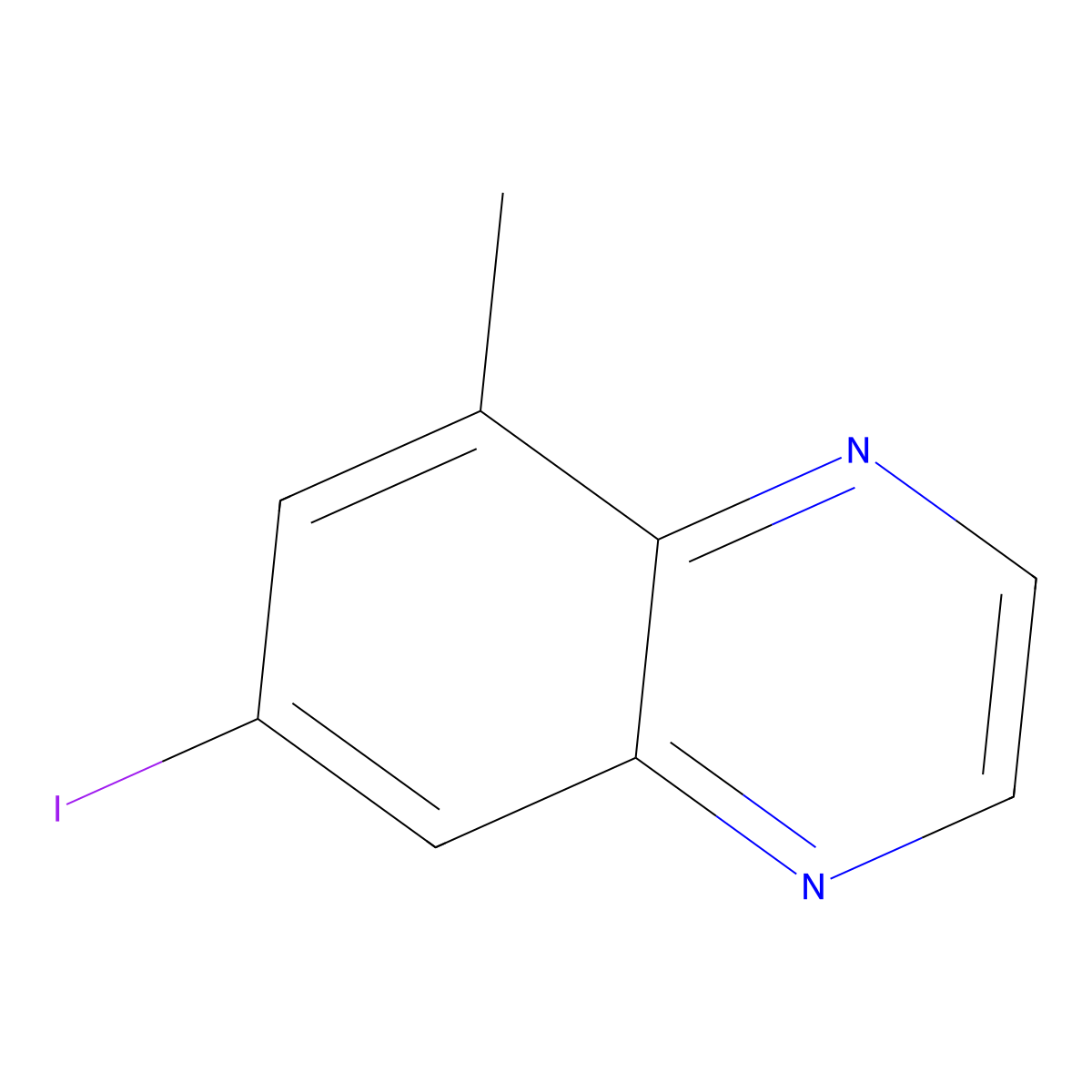 7-Iodo-5-methylquinoxaline molecular structure, CAS 532934-96-6
