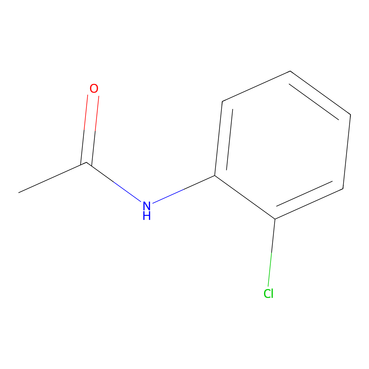 o-Chloroacetanilide molecular structure, CAS 533-17-5