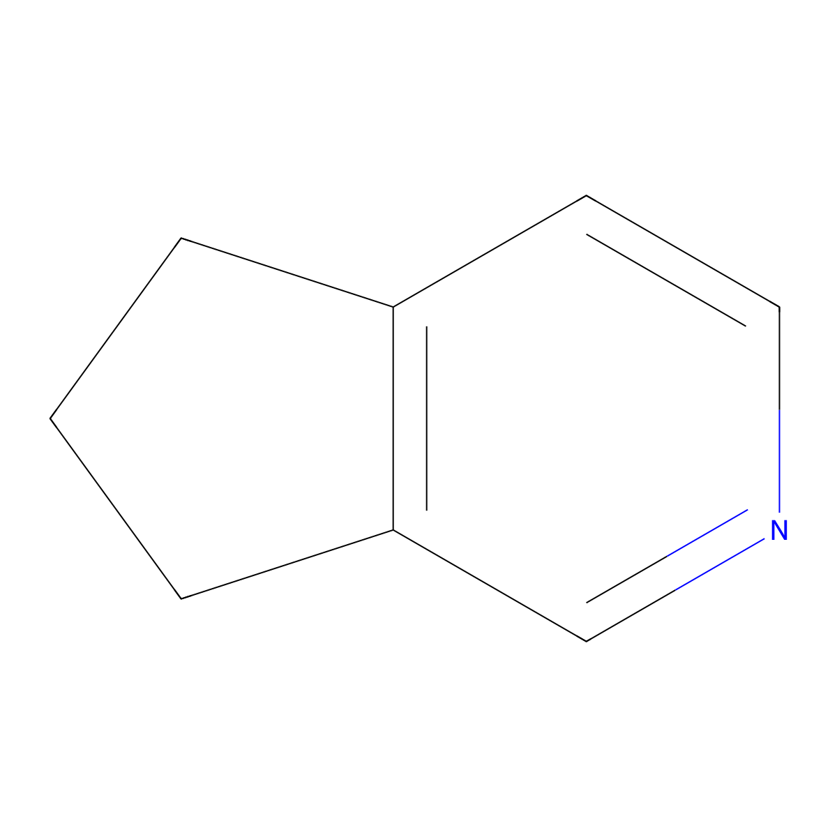6,7-Dihydro-5H-2-pyrindine molecular structure, CAS 533-35-7